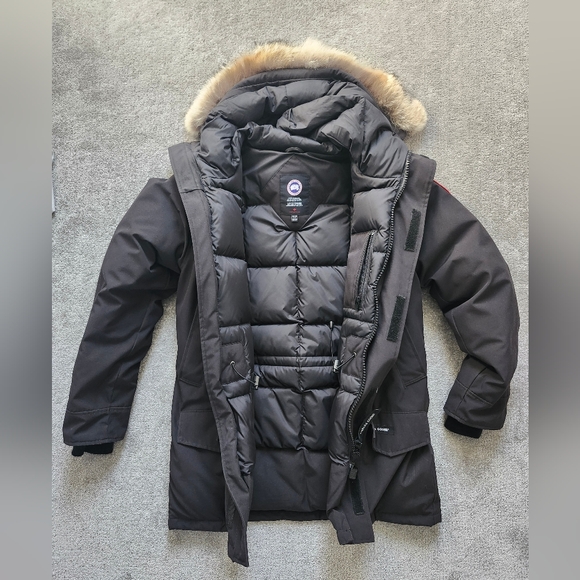 Mens Canada Goose Langford Parka - Fusion Black size Large - Picture 3 of 6